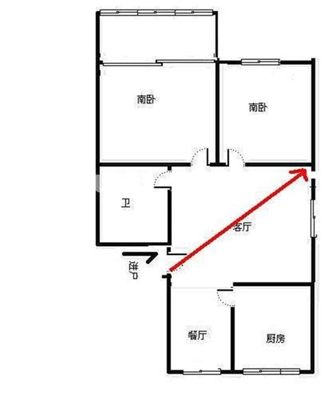 进门45度 财位